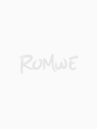 ROMWE Limited Guys Letter Figure Graphic Drawstring Hoodie